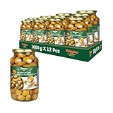 Baladna Grüne Oliven gefüllt mit Karotten Halal 1000 g x 12 Pcs