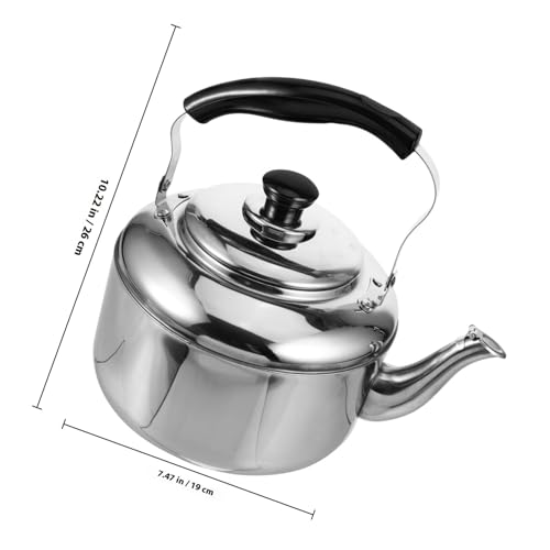 Bouilloire sifflante design simple en acier inoxydable durable