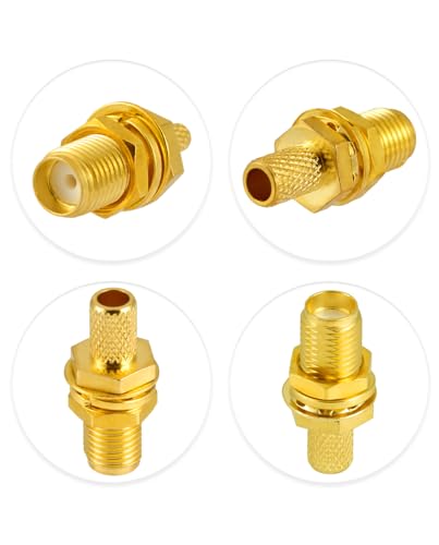 10 PCS Conectores SMA Hembra para Cable Coaxial RG58 RG400 miniatura 5