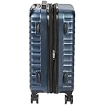 Amazon Basics 21-inch Carry On Luggage, Suitcase With Wheels (8 Spinner Wheels), TSA Lock, Expandable Capacity, Interior Divider and Pocket For Dry and Damp Clothes, Navy Blue - Image 5