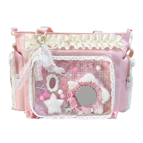 Sac Ita carré en nylon avec affichage transparent pour femmes