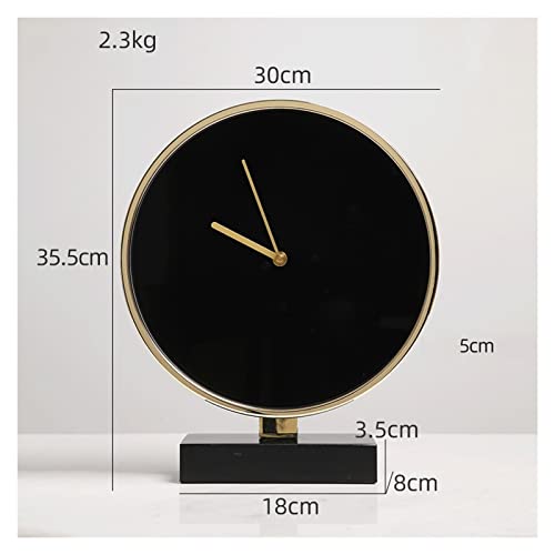 Reloj de escritorio silencioso tipo C para decoración de hogar y mesa de noche 3