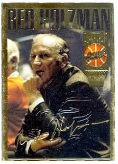 Red Holzman basketball card (New York Knicks NBA Champion Coach) 1994 Action Packed #4