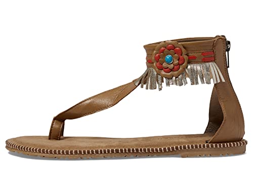 Manitobah Mukluks Wasaga Ankle Sandal Light Brown/Brun Leger 6 M4