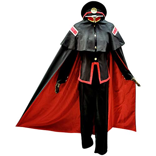 Nanrui Trade. Anime Toilet-Bound Hanako-kun Yugi Amane Uniform Outfit Suits Cosplay Costume Halloween Costume (M, Black)