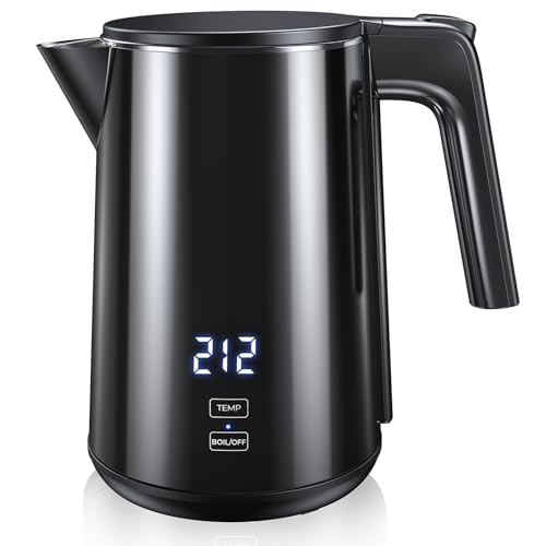Tetera eléctrica con pantalla digital y control de temperatura 1.0L miniatura 1