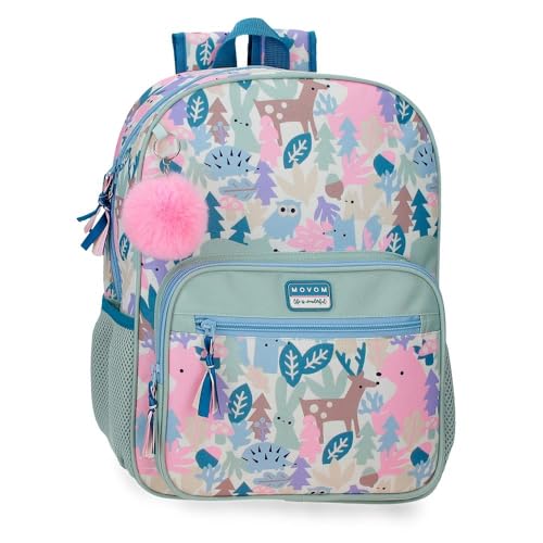 Mochila Movom Forest verde de poliéster para el colegio con 13L de capacidad