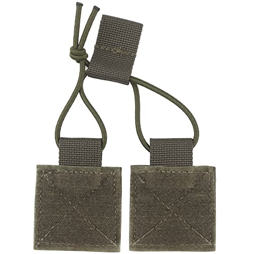 Tenoburian Tactical Radio Retention Tabs with Hook&Loop,Radio Elastic Fastener for D3CRM Radio Accessories