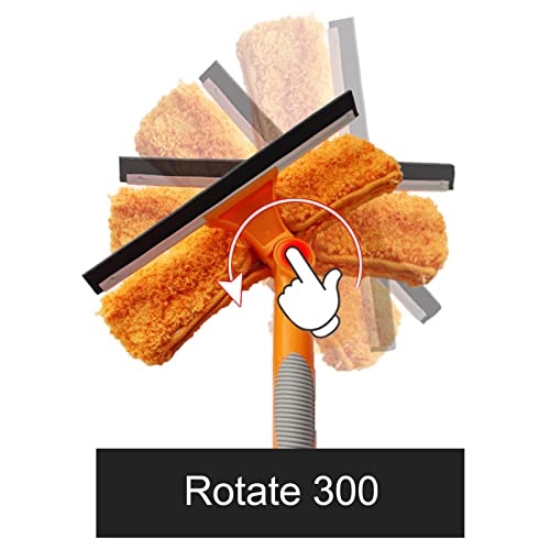 rodo janela - Ferramenta lavagem janelas - Kit lavagem janelas com vara telescópica, limpeza, ferram