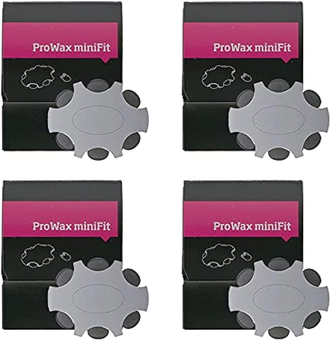 Hearing Aid MiniFit Wax Guard Filters for oticon ProWax Replacement Cerumen Stop Suitable for Oticon MiniFit Replacement Wax Filters (4 Packs)