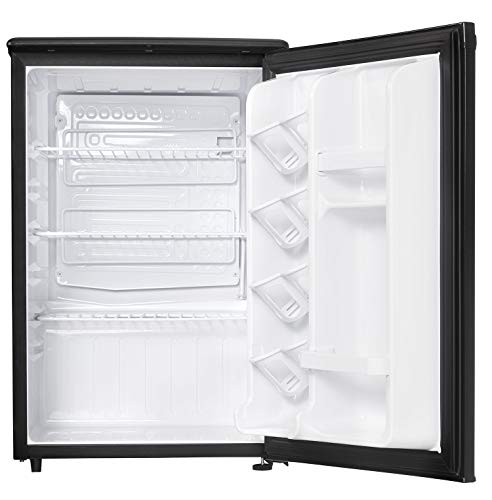 Danby Dar026A1Bdd-6 2.6 Cu.ft. Mini Fridge, Compact Refrigerator For Bedroom, Office, Bar, Countertop, E-Star Rated In Black #TOP1