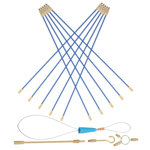 Tire-fil SHINEOFI 10 pièces en fibre de verre pour un passage de câbles fluide