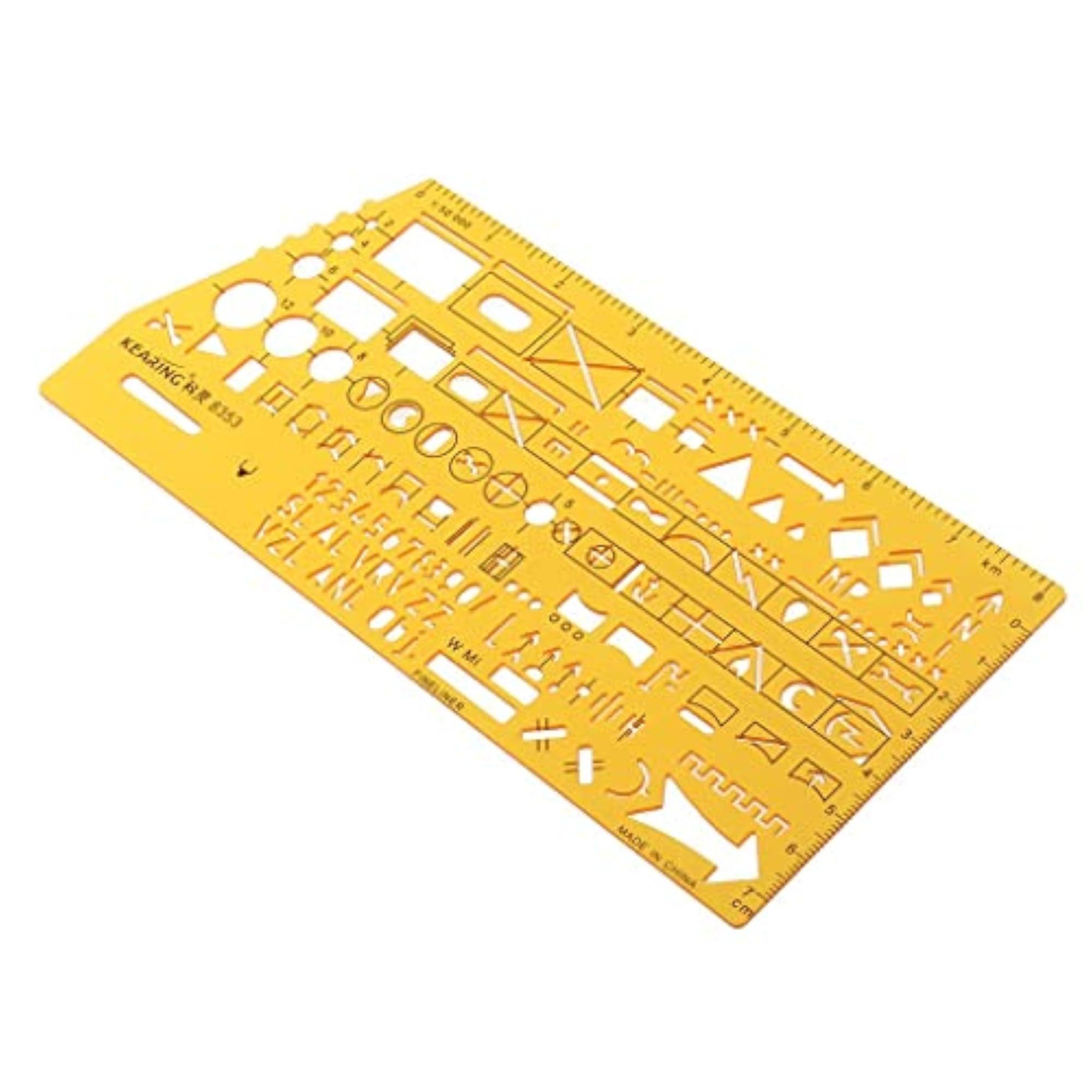 Multifunction PVC Markings Technical Drawing Template Stencil