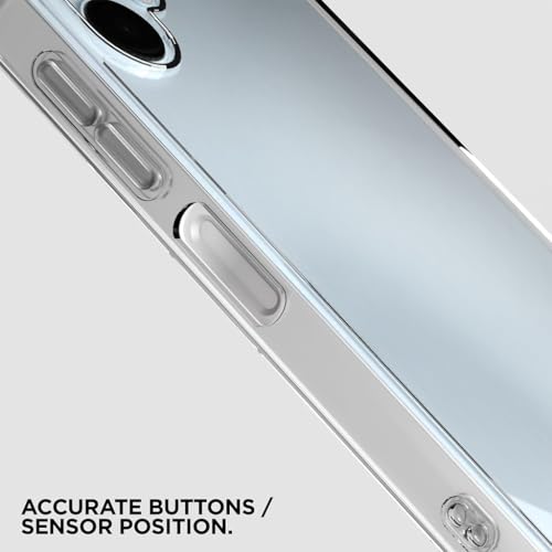 Image of Fashionury Clear Back Cover Case for Samsung Galaxy M17e 5G / M07 / A07 / F07 / F70e / A07 5G | Anti-Yellow Acrylic Hard Back + Soft TPU Bumper | 360 Protection | Slim Transparent Bumper Case (Clear)