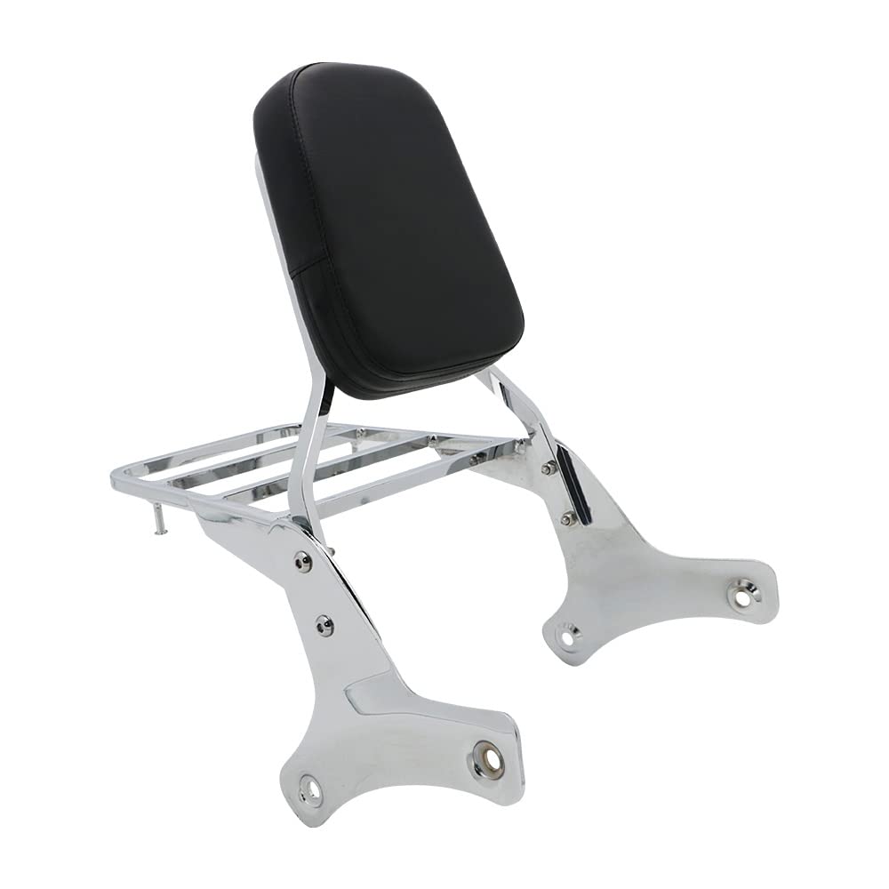 Schienale passeggero Sissy Bar con portapacchi per Honda Shadow ACE VT400 VT750 C2 RC44 VT 400 750 1997-2003
