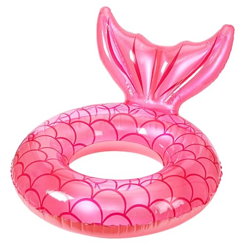 Immagine prodotto: GWAWG Ciambella Gonfiabile per Piscina Bambini, Salvagente Sirena Anime per Estate, Spiaggia, Sport Acquatici, Anello di Gomma per Nuoto 4-9 Anni