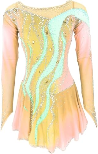 Robe de patinage sur glace pour fille idéale pour les galas