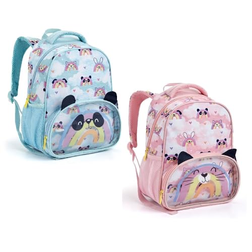 Mochila Infantil Menina 13' Seanite Escolar Feminina Coleção Zoop