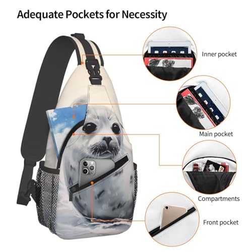 Bolso cruzado tipo sling para hombre y mujer miniatura 4