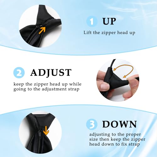 Image of Mens Ties Zipper Ties for Men, Pre Tied Mens Tie 4 Pack Adjustable Mens Neckties for Business Wedding Party