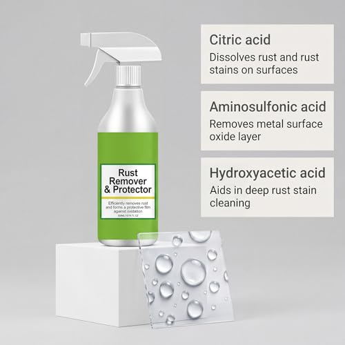 Rust Remover & Protector Spray - 10.14 fl oz con 1 Esponja miniatura 3
