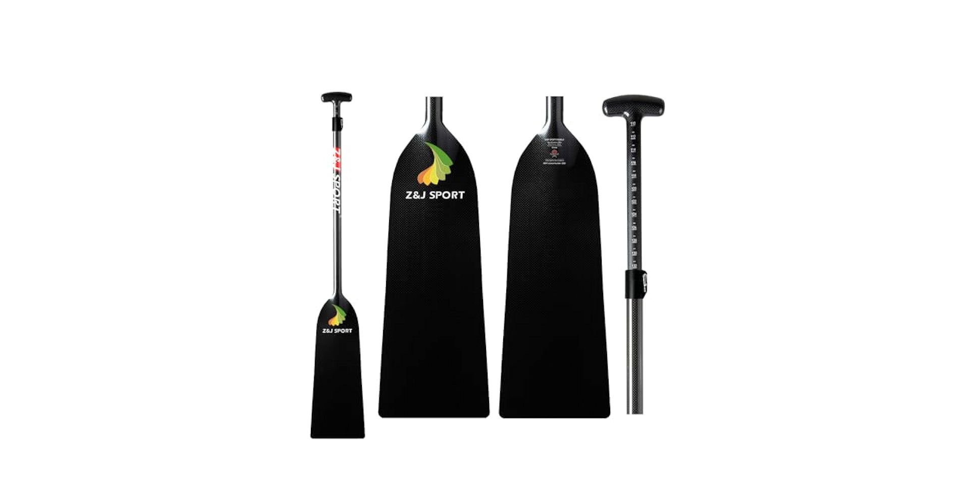 Z&J SPORT Adjustable Dragon Boat Paddle IDBF Approved Full