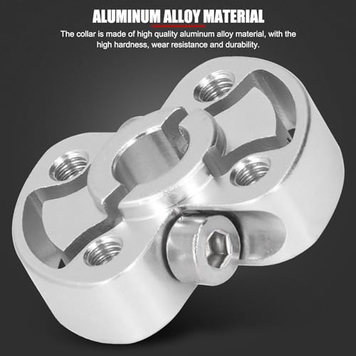 EVTSCAN-Klemmring, Aluminiumlegierung, rund, Universalloch, Hochgeschwindigkeits-Wellenklemme, 8 mm Mittellöcher