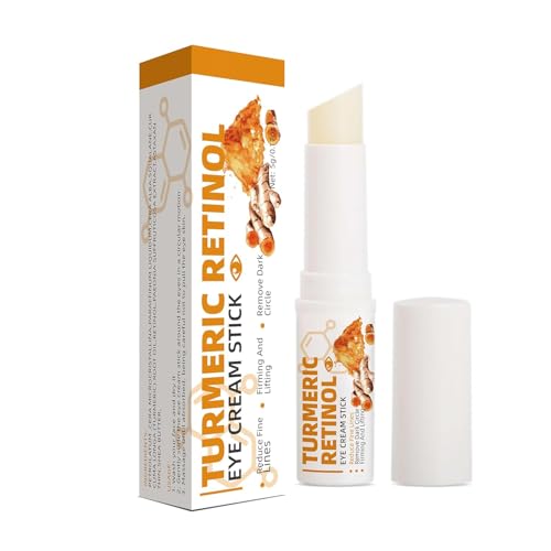 Lumibalm for Under Eye Bags, Turmeric Retinol Eye Cream Stick, Retinol Eye Cream Stick for Dark Circles, Wrinkles, Anti-Aging and Puffiness