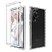 Produktbild Hülle Kompatibel mit Samsung Galaxy S22 Ultra 5G, Handyhülle 2 in 1 Stoßschut Bumper Case, Crystal Clear 360 Ganzkörperhülle, Panzerglas mit Fingerabdruck-Entsperrfunktion