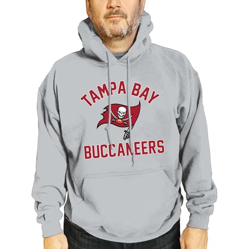 Team Fan Apparel NFL Adult Gameday Hooded Sweatshirt - Poly Fleece Cotton Blend - Stay Warm and Represent Your Team in Style