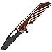 Rough Ryder Linerlock A/O White/Brown RR2535