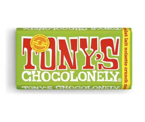 Tony's Chocolonely tablette de chocolat, Lait Noisettes Crunch
