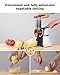 Electric Cheese Grater Salad Shooter,5-In-1 Electric Slicer For Home Kitchen,One-Touch Easy Control,With Safety Push Bar Cheese Grater Electric For Zucchini,Cheese,Vegetables And Smoothie