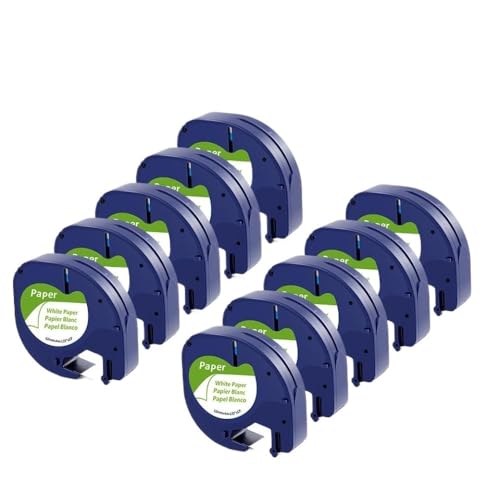 �����e�[�v�l�ߑւ��p 12mm 5/10�p�b�N ���x���v�����^�[ LT-100H LT-100T 12267 91331 91203�Ή�(10 Paper White)