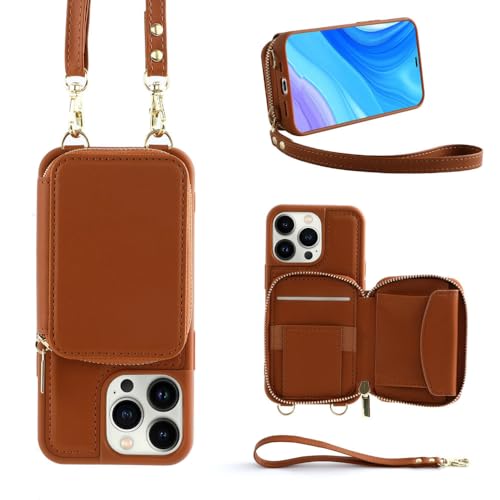 Coque de protection iPhone 13 Pro zippée avec porte-cartes sécurisé ENILSA