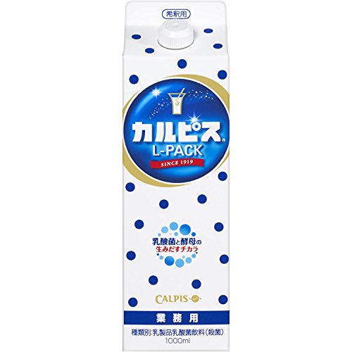 〔飲料〕 カルピス 希釈用 １Ｌパック ６本 （CALPIS）（１０００ｍｌ）（業務用） アサヒ飲料