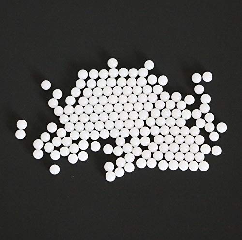 AETOOL - 4mm 50pcs Solid Delrin (POM) Plastic Balls for Valve components, bearings, water application