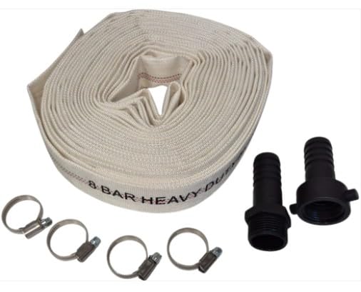 AP SUPPLIES Lay Flat Lined Hose - Essential Piece of Equipment Designed for Versatility and Efficiency in Various Industrial and Agricultural Applications. (20M 1-Inch Lay Flat Set E)