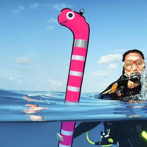 Bouée de marquage de surface de sécurité avec tube de plongée gonflable - 3