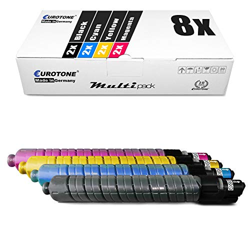 Toner Ricoh Aficio MP C 3501 Eurotone 842044 842047 pack cartouche encre imprimante laser