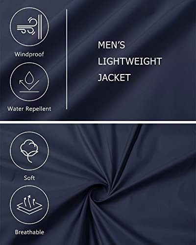 Kefitevd Mens Lightweight Jackets Bomber Jacket Men Casual Military Windbreaker Varsity Baseball Jacket Softshell Jackets Windproof Jackets #TOP6