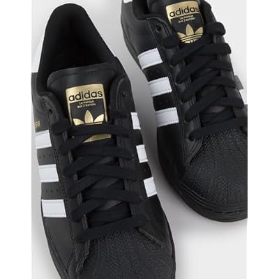 adidas Men's Skateboarding Shoes Superstar ADV, Core Black/Cloud White /Cloud White, Size: 10