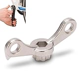 Agatige Outil de Démontage de Manivelle de Vélo, Outil de Clé de Démontage 2 en 1 pour Manivelle de Pédalier Extracteur D'assemblage de Manivelle de Vélo, Outil de Réglage de Manivelle de Vélo