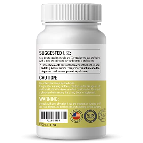 Essel Newtree Ginkgo With Omega-3 – 60 Softgels Fish Oil Epa And Dha Vitamin D3 Serving Size 1302Mg #TOP2