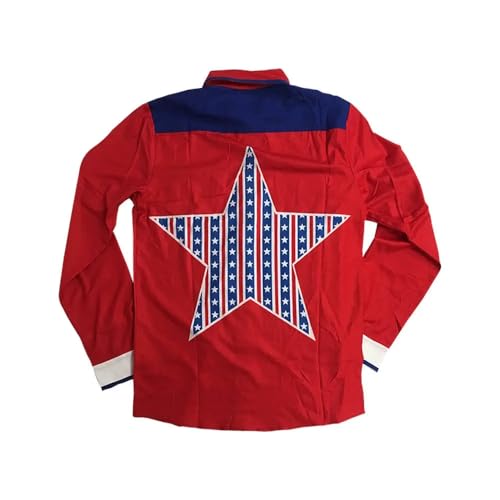 Camiseta de boliche Roy Munson, Vermelho, M