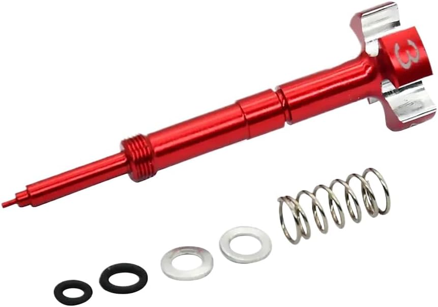 Adjustable Air Fuel Mixture Screw Compatible with Motorcycle Carburetors Compatible with Various Models Including CRF TRX YZF WR WRF KLX KX and ATV(Green)