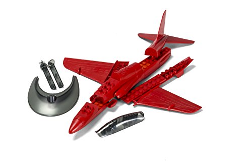 Airfix Quickbuild Raf Red Arrows Hawk Snap Together Plastic Model Kit J6018, Red & Black, 10 X 6 X 2 Inches #TOP6