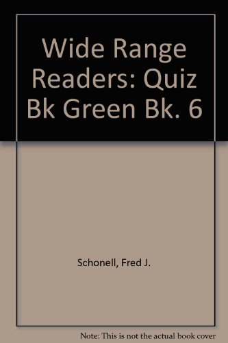 Wide Range Readers: Quiz Bk Green Bk. 6 0050024183 Book Cover