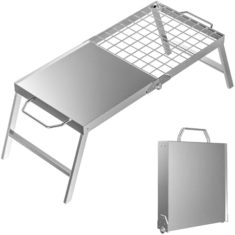 Skyflame Folding Campfire Grill - Most Compact