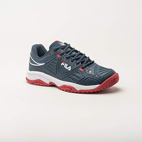 Tênis Forehand, Fila, Masculino, Marinho/Vermelho/Branco, 40